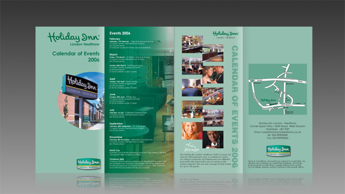Holiday Inn 8 Page DL Leaflet